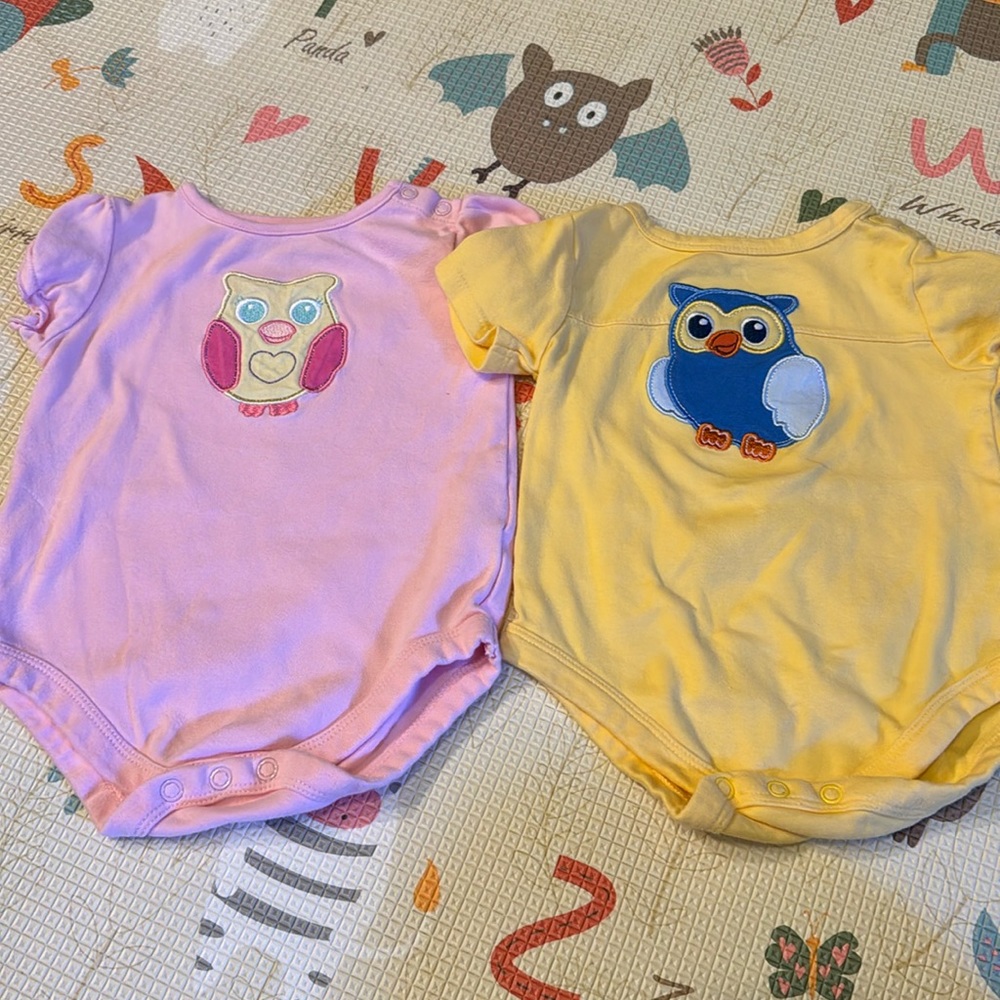 2 Owl Onesies